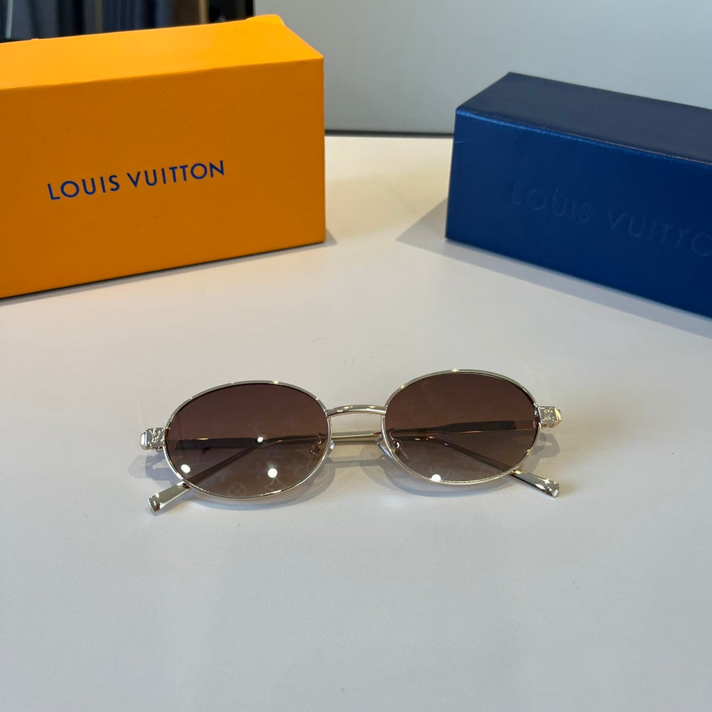 Louis Vuitton Metal Fashion Brown Lens Sunglasses for Men & Women - 486159 - detail image 9