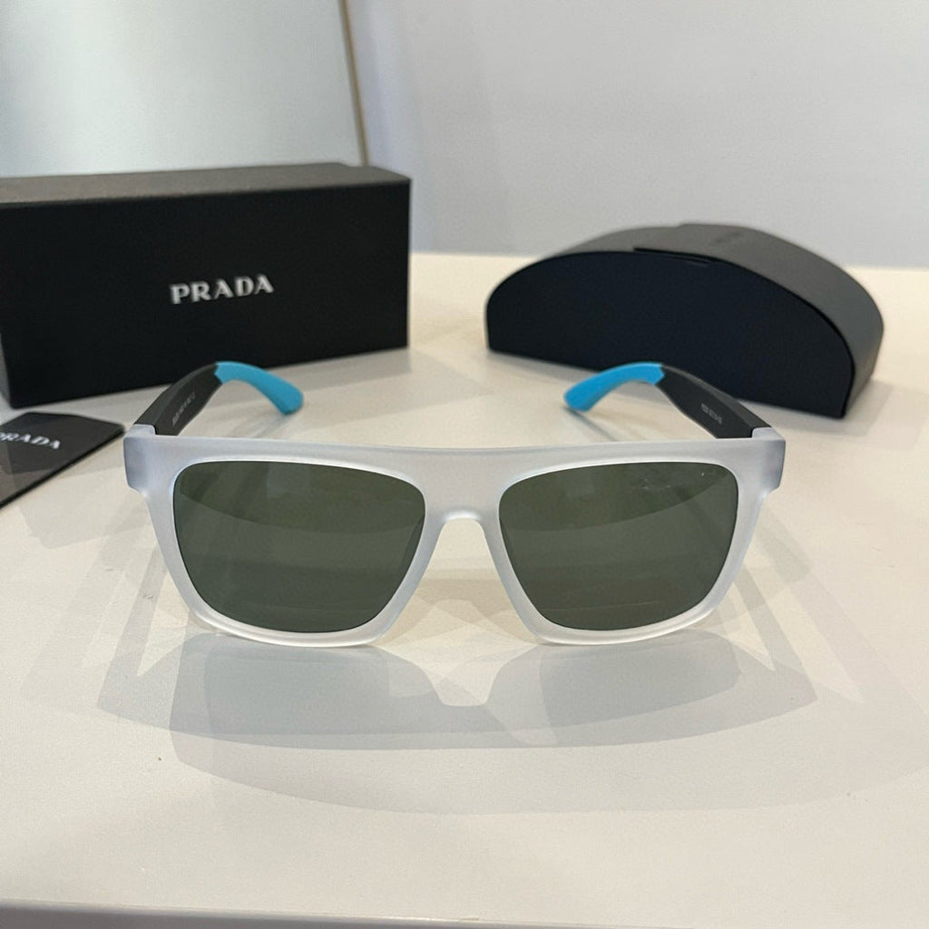 Prada Polarized Fashion Silver Lens Sunglasses for Men - 465566 - detail image 2