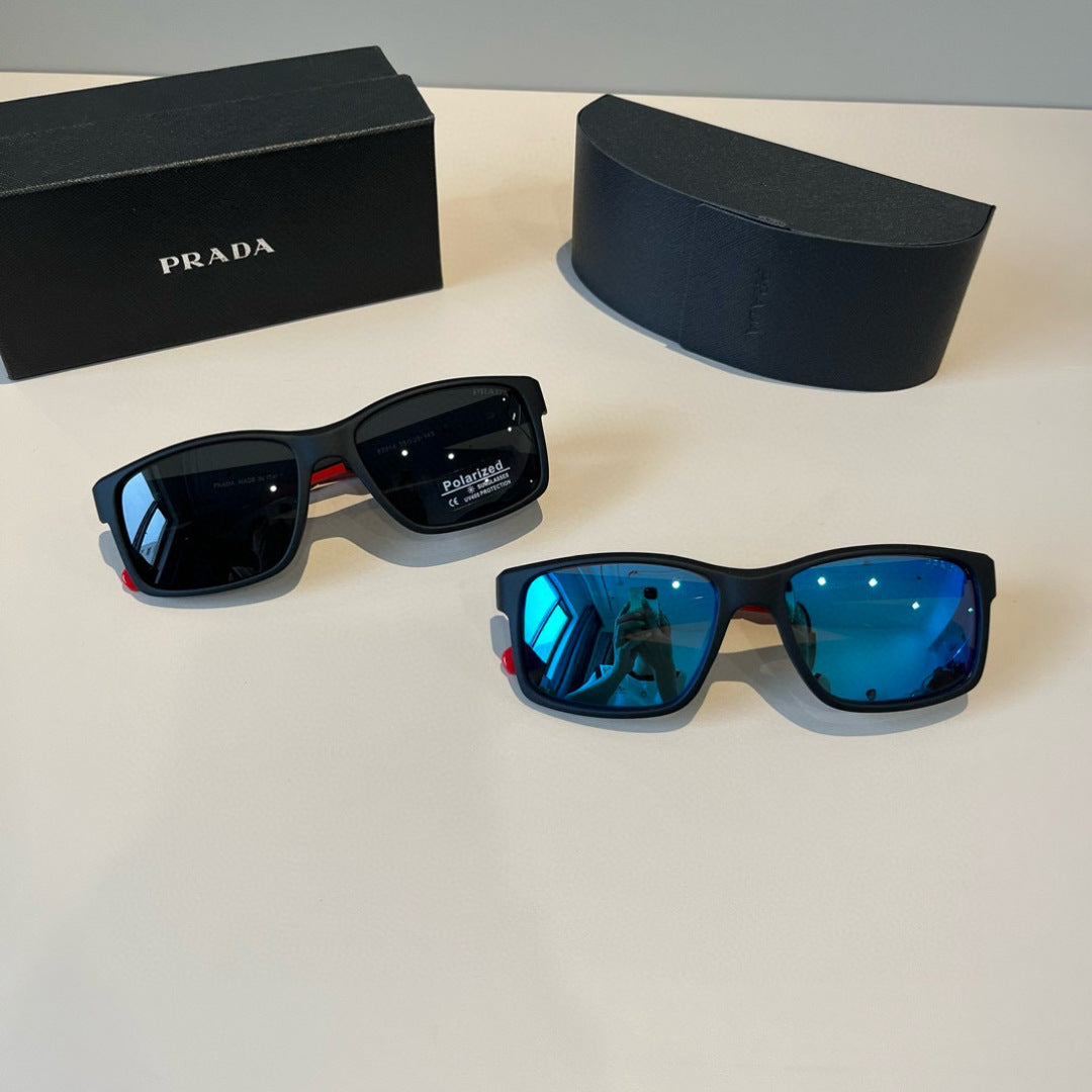 Prada Fashion Black Lens Sunglasses for Men & Women - 487069 - detail image 9