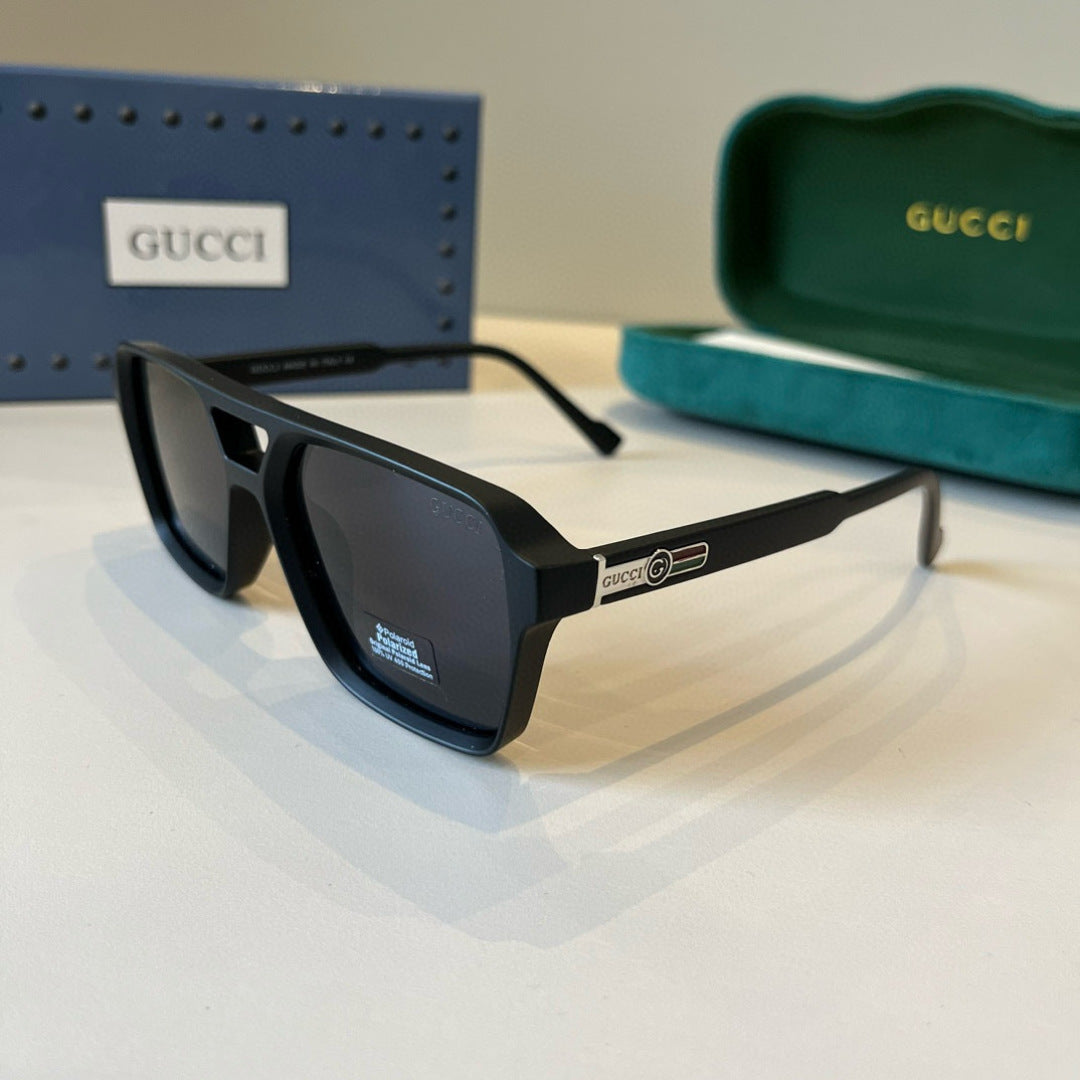 Gucci Oversized Black Lens Sunglasses for Men & Women - 486452 - detail image 4