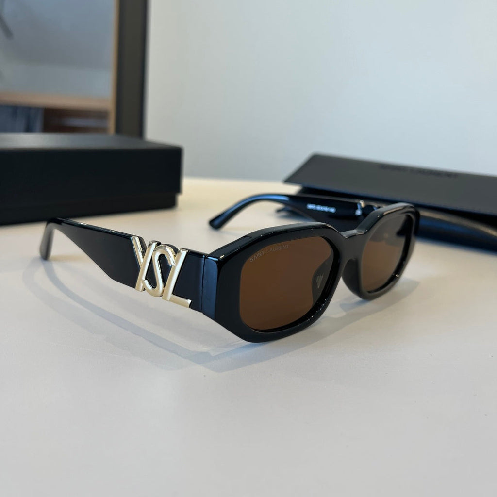 Saint Laurent Fashion Silver Lens Sunglasses for Men & Women - 398783