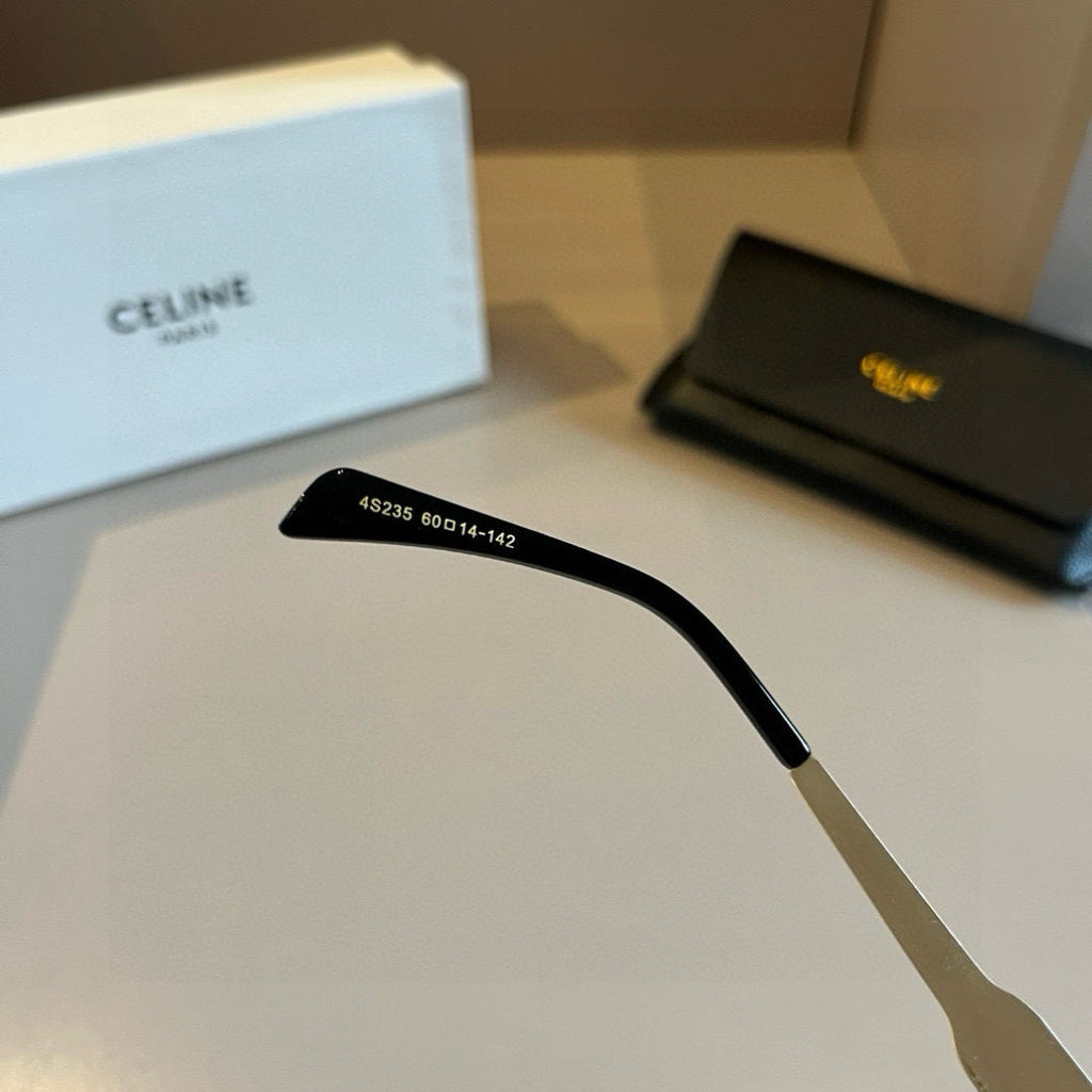 Celine Cat-Eye Gold Lens Sunglasses for Men & Women - 431966 - detail image 8