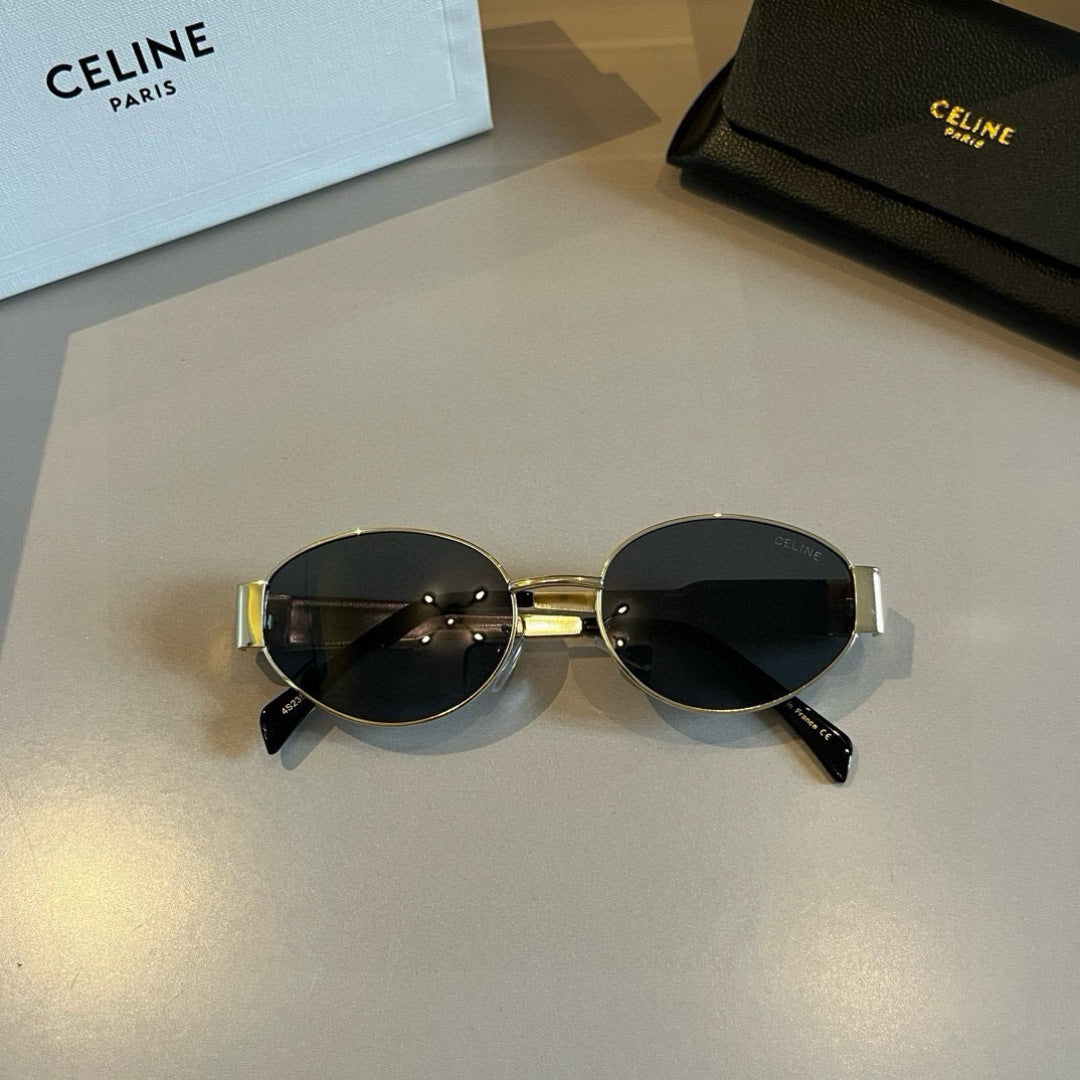 Celine Cat-Eye Gold Lens Sunglasses for Men & Women - 486953 - detail image 5