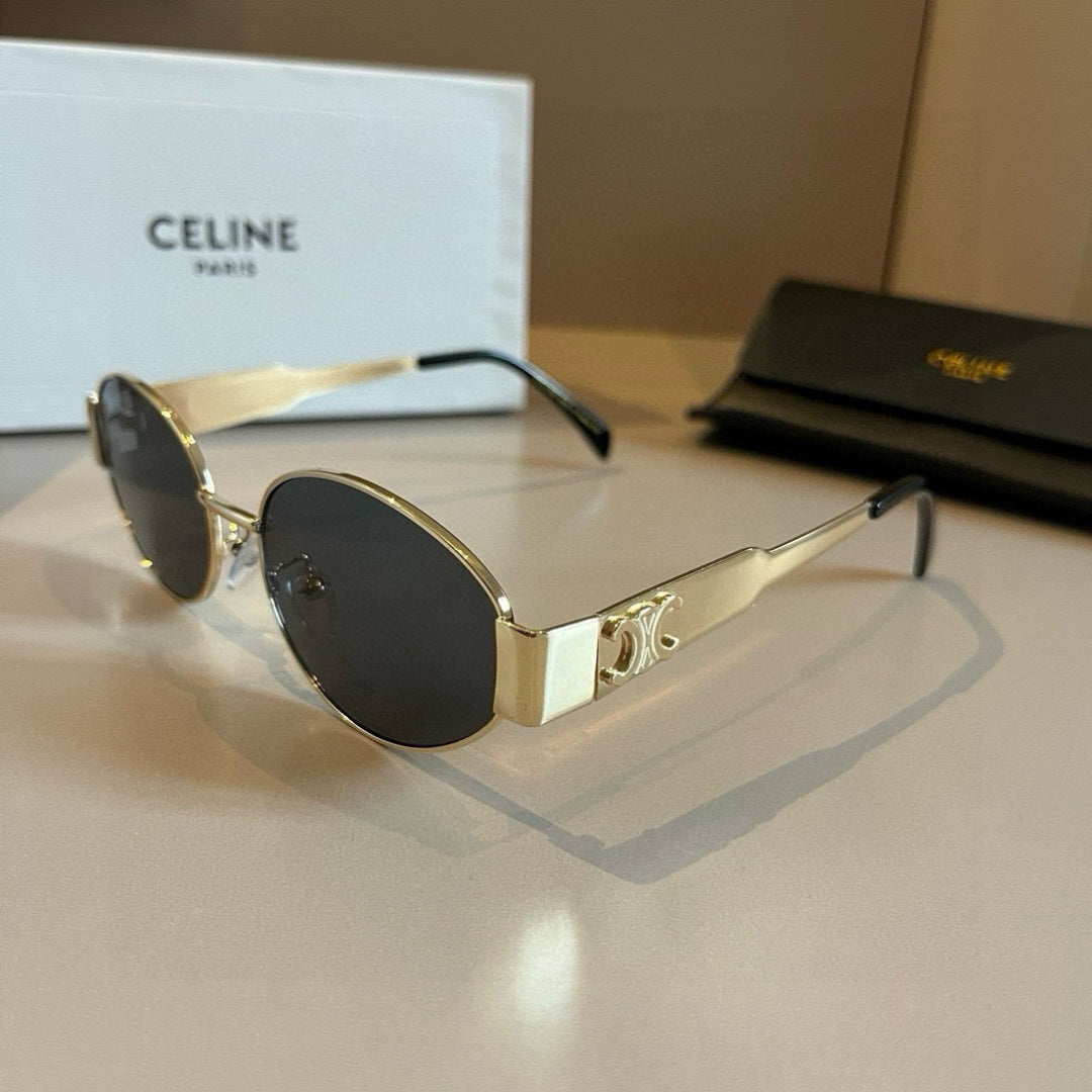 Celine Cat-Eye Gold Lens Sunglasses for Men & Women - 486991 - detail image 2