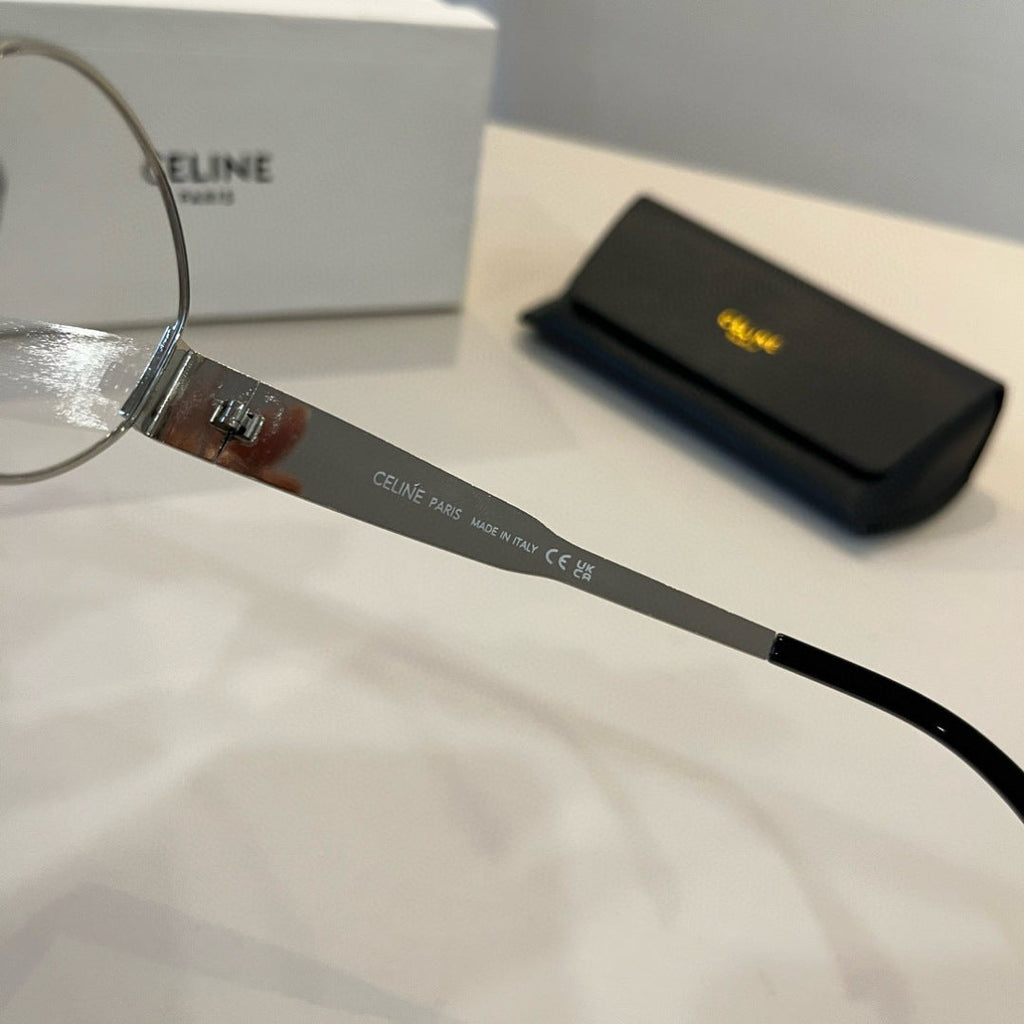 Celine Cat-Eye Silver Lens Sunglasses for Men & Women - 465499 - detail image 8