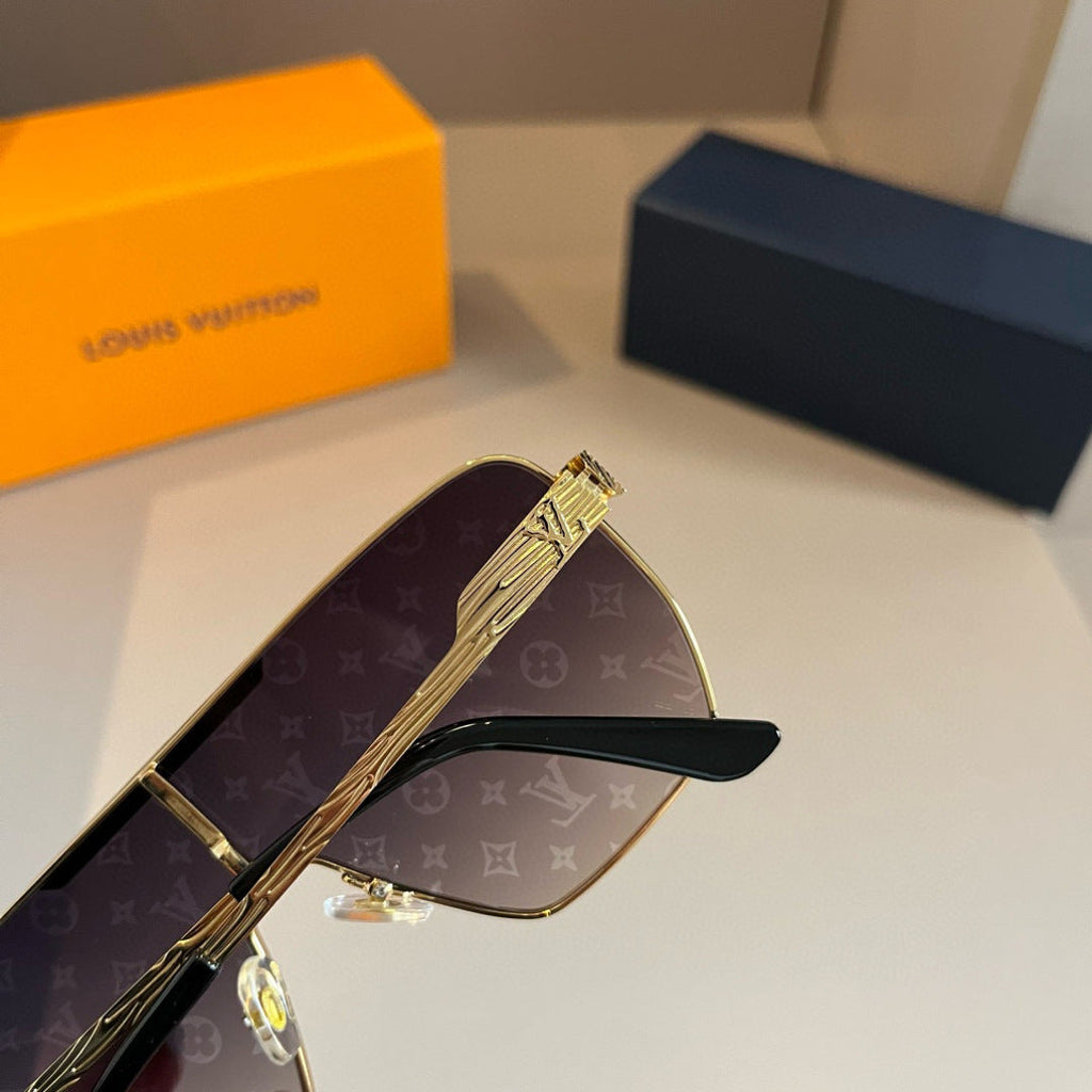 Louis Vuitton Fashion Gold Lens Sunglasses for Men & Women - 448680 - detail image 9