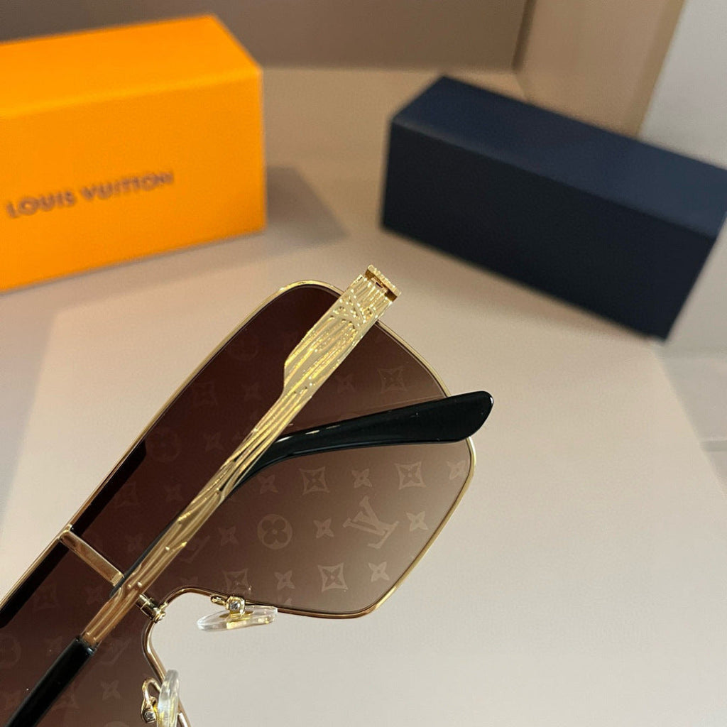 Louis Vuitton Fashion Gold Lens Sunglasses for Men & Women - 486164 - detail image 8