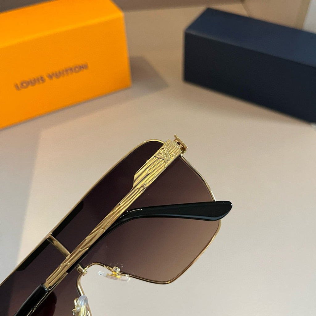 Louis Vuitton Fashion Gold Lens Sunglasses for Men & Women - 448682 - detail image 9