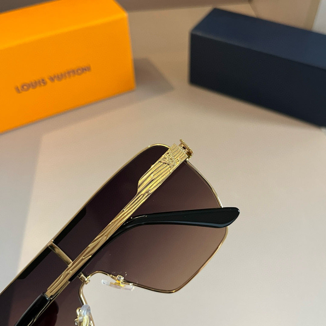 Louis Vuitton Fashion Gold Lens Sunglasses for Men & Women - 448682 - detail image 9