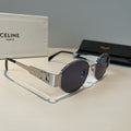 Celine Cat-Eye Silver Lens Sunglasses for Men & Women - 382521