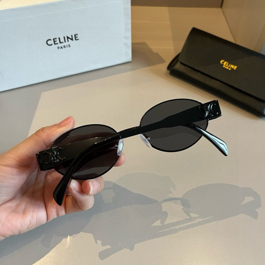 Celine Cat-Eye Silver Lens Sunglasses for Men & Women - 358311 - detail image 6