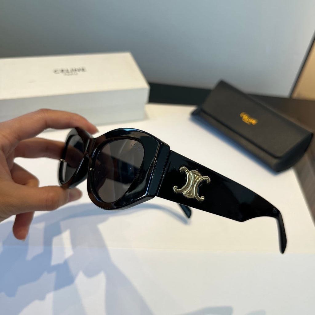 Celine Fashion Black Lens Sunglasses for Men & Women - 382516 - detail image 4