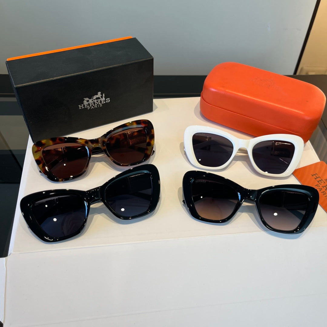 Hermès Oversized Black Lens Sunglasses for Women - 158684 - detail image 10