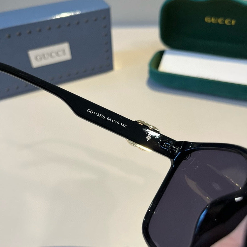 Gucci Fashion Black Lens Sunglasses for Men & Women - 997665 - detail image 10
