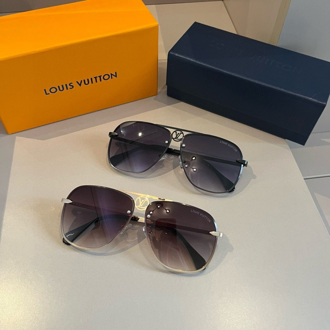 Louis Vuitton Metal Aviator Gold Lens Sunglasses for Men & Women - 464724 - detail image 9