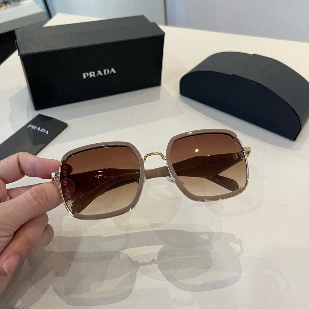 Prada Fashion Brown Lens Sunglasses for Men & Women - 398969 - detail image 5