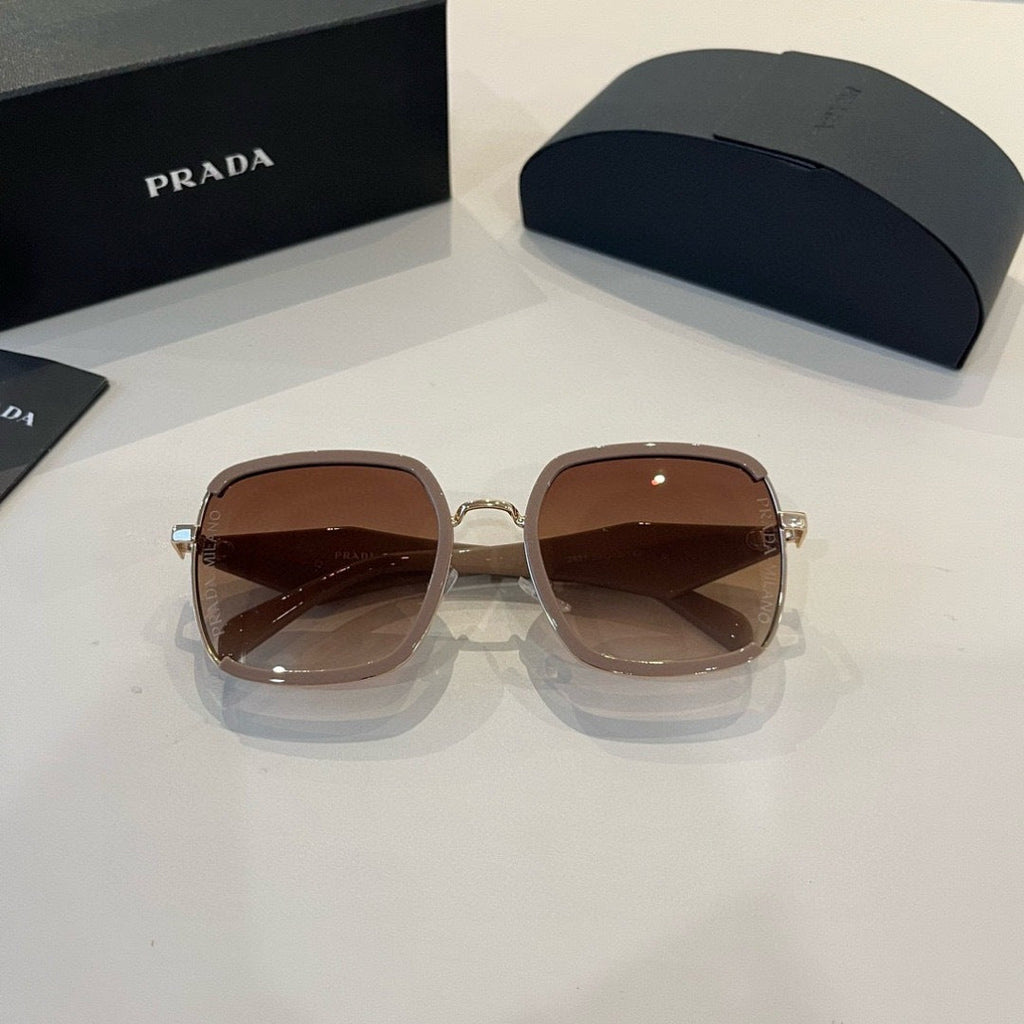 Prada Fashion Brown Lens Sunglasses for Men & Women - 398969 - detail image 4
