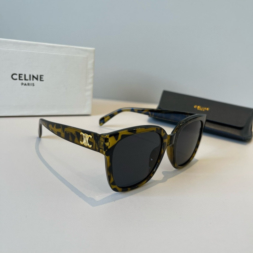Celine Fashion Black Lens Sunglasses for Men & Women - 398861