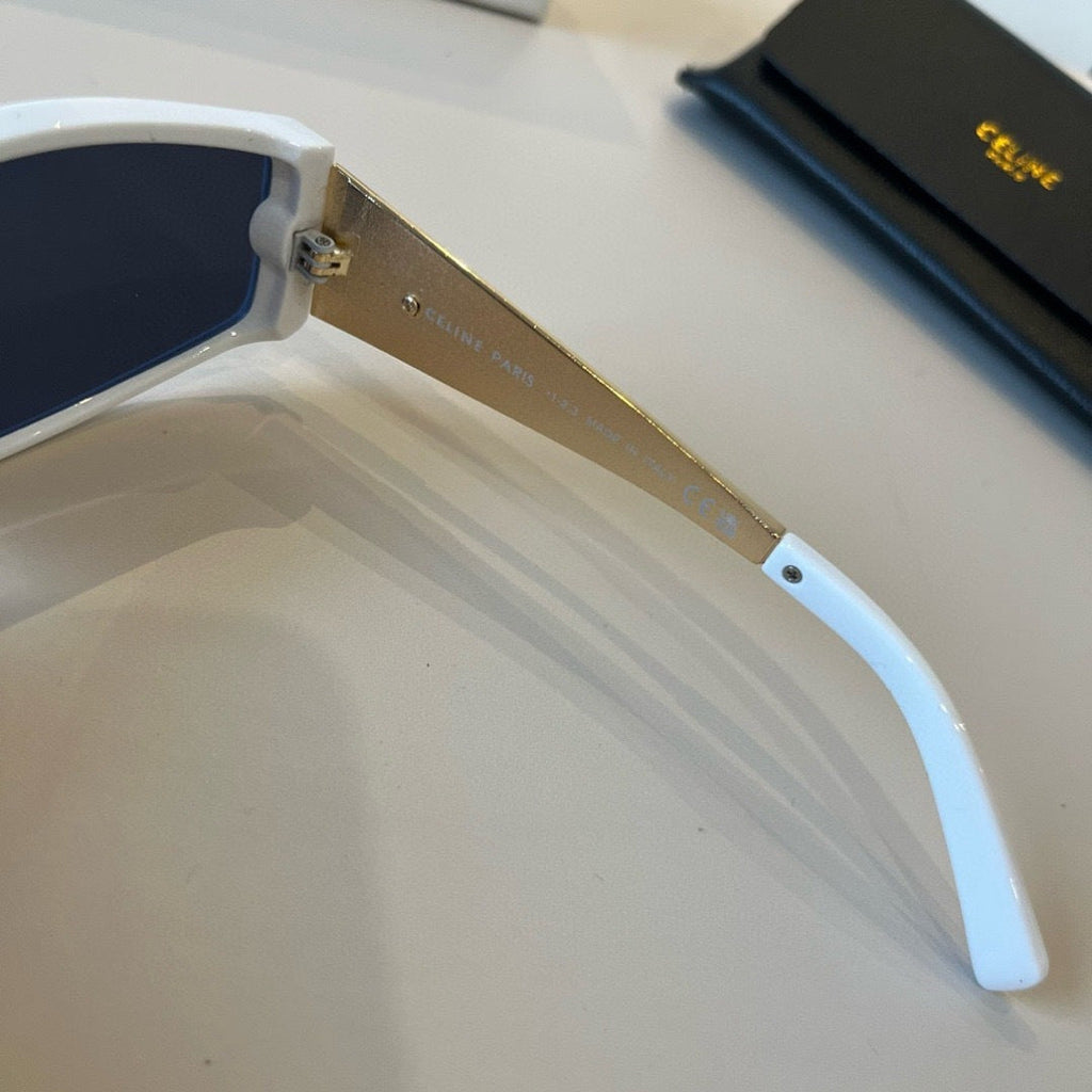Celine Metal Fashion Blue Lens Sunglasses for Men & Women - 998052 - detail image 7