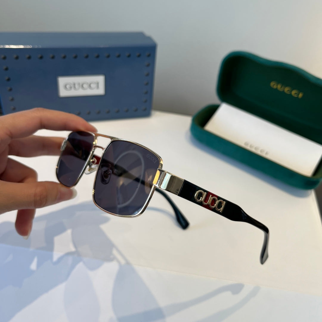 Gucci Oversized Silver Lens Sunglasses for Women - 866918 - detail image 4