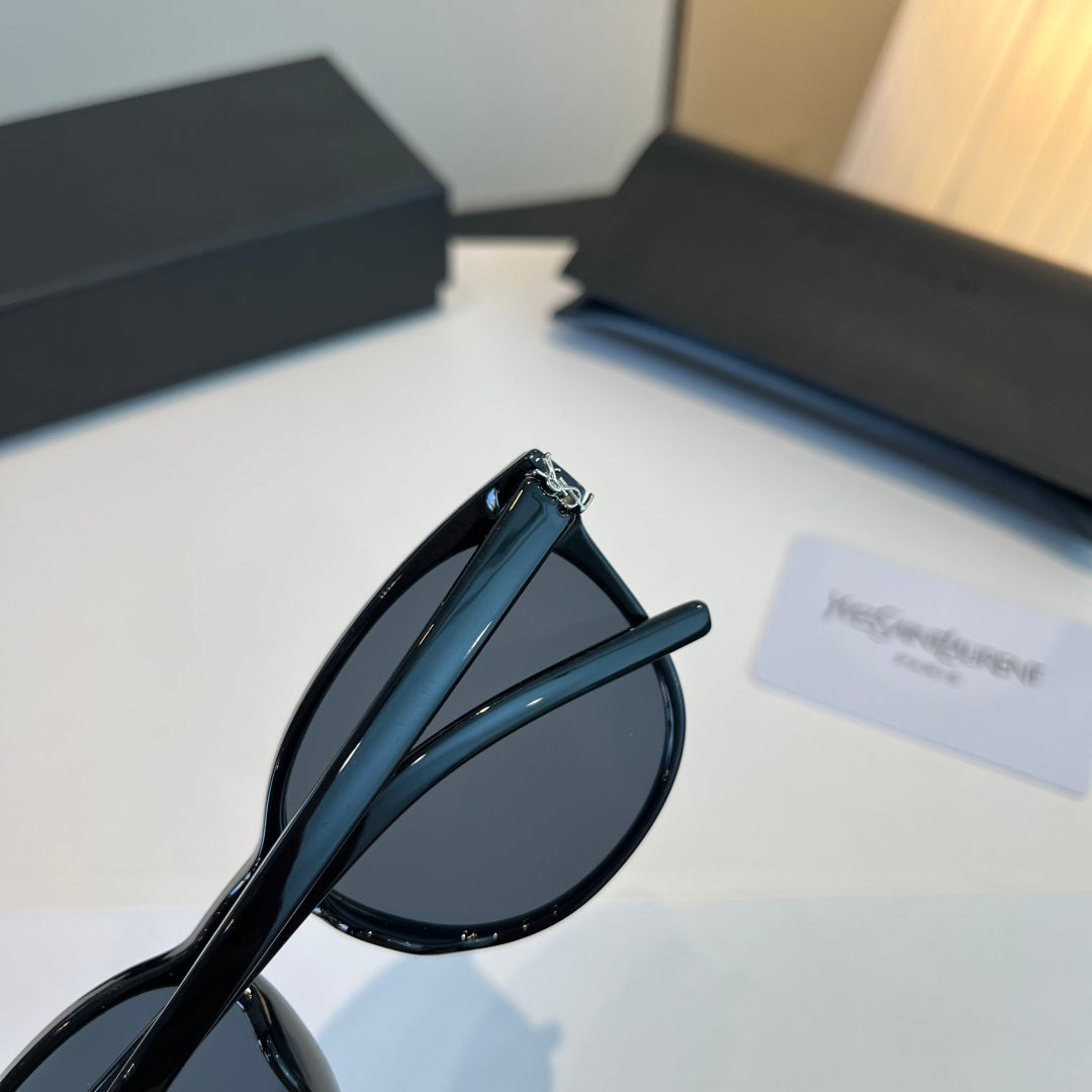 Saint Laurent Oversized Blue Lens Sunglasses for Men & Women - 415547 - detail image 6