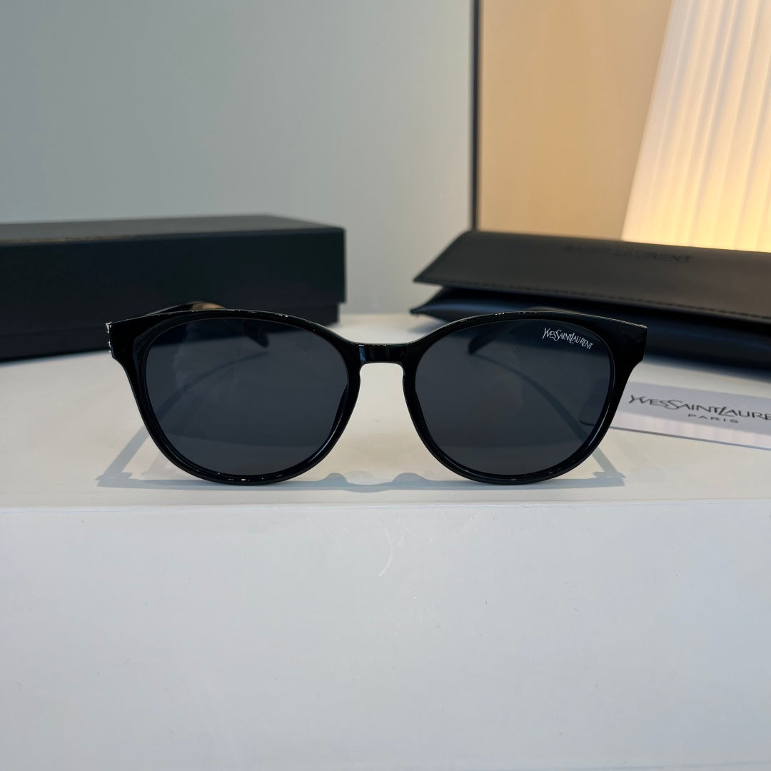 Saint Laurent Oversized Blue Lens Sunglasses for Men & Women - detail image 2
