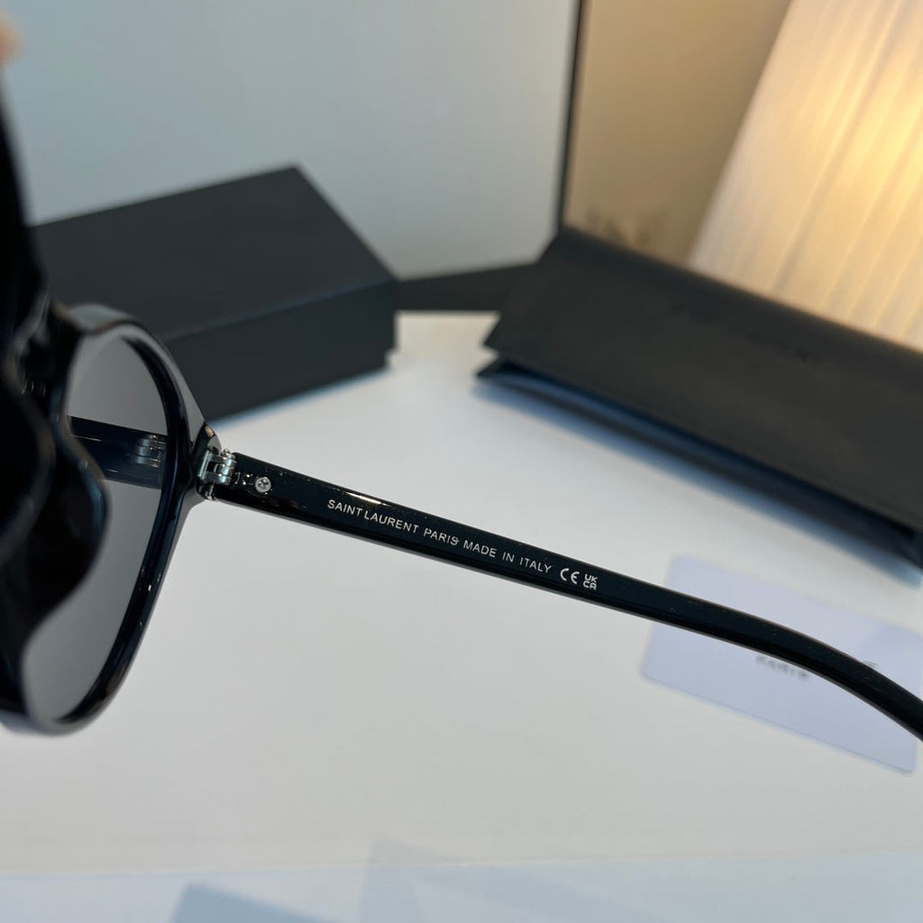 Saint Laurent Oversized Blue Lens Sunglasses for Men & Women - 431898 - detail image 8