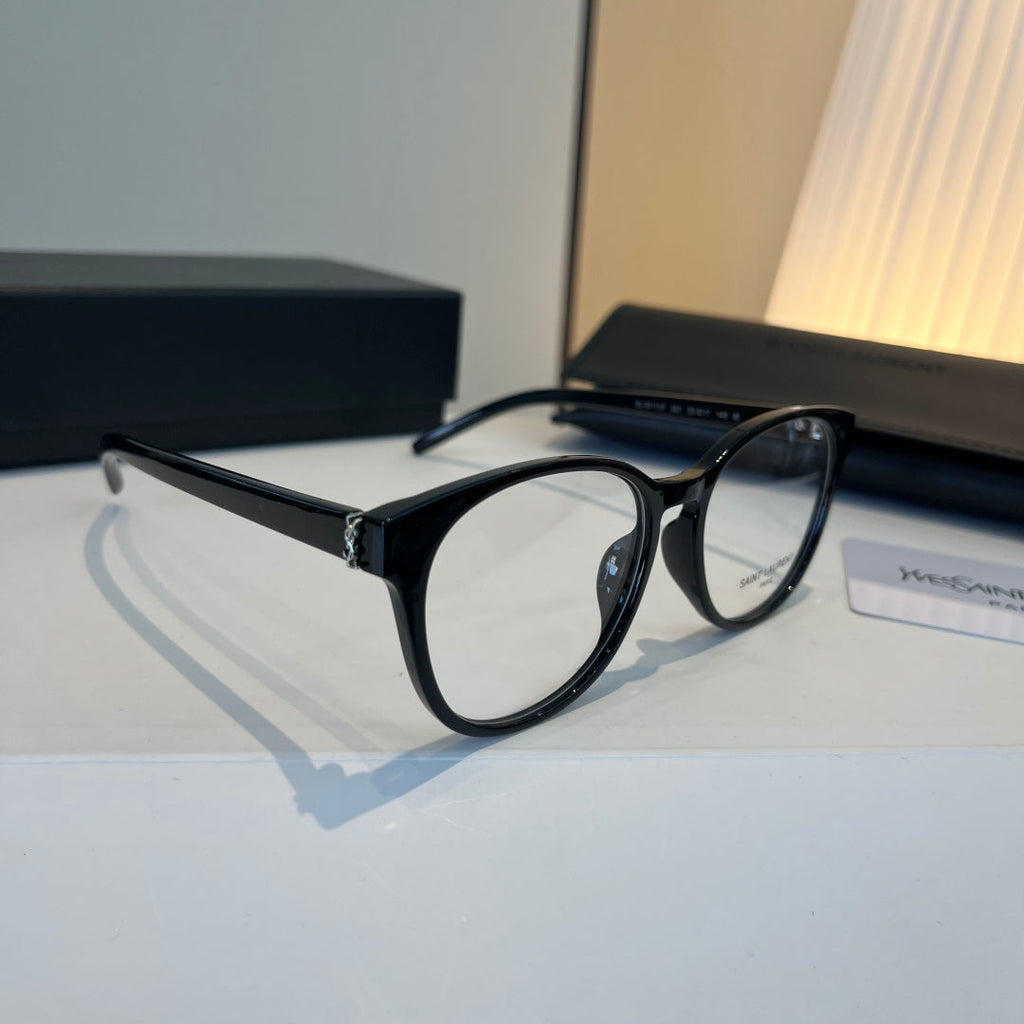 Saint Laurent Oversized Silver Lens Sunglasses for Men & Women - 998012