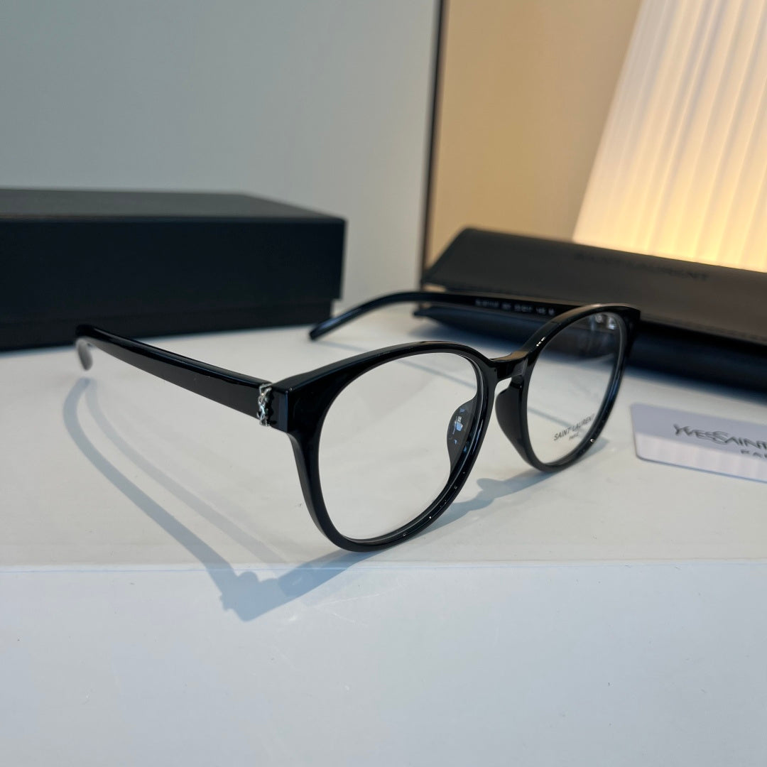 Saint Laurent Oversized Silver Lens Sunglasses for Men & Women - 998012