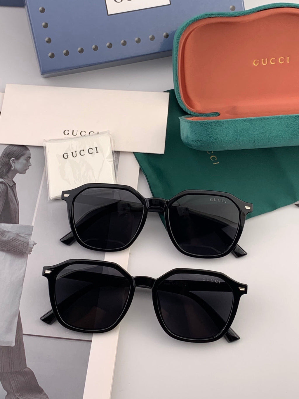 Gucci G6358 Fashion Gold Lens Sunglasses for Men & Women - 997686 - detail image 6