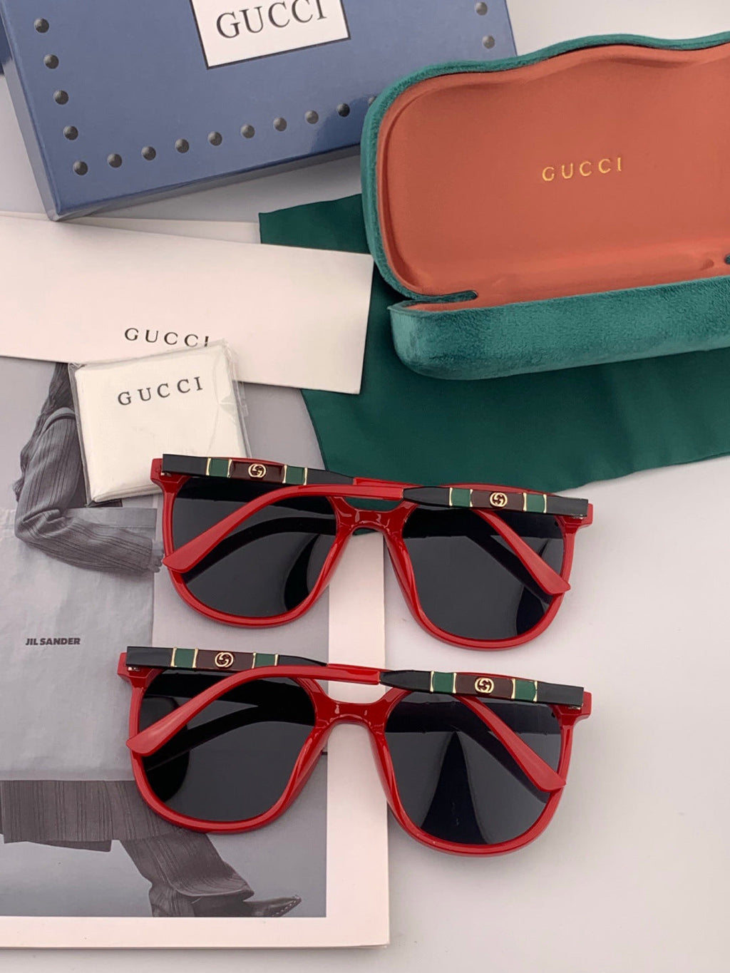 Gucci G15501 Polarized Round Gold Lens Sunglasses for Men & Women - 997617 - detail image 5