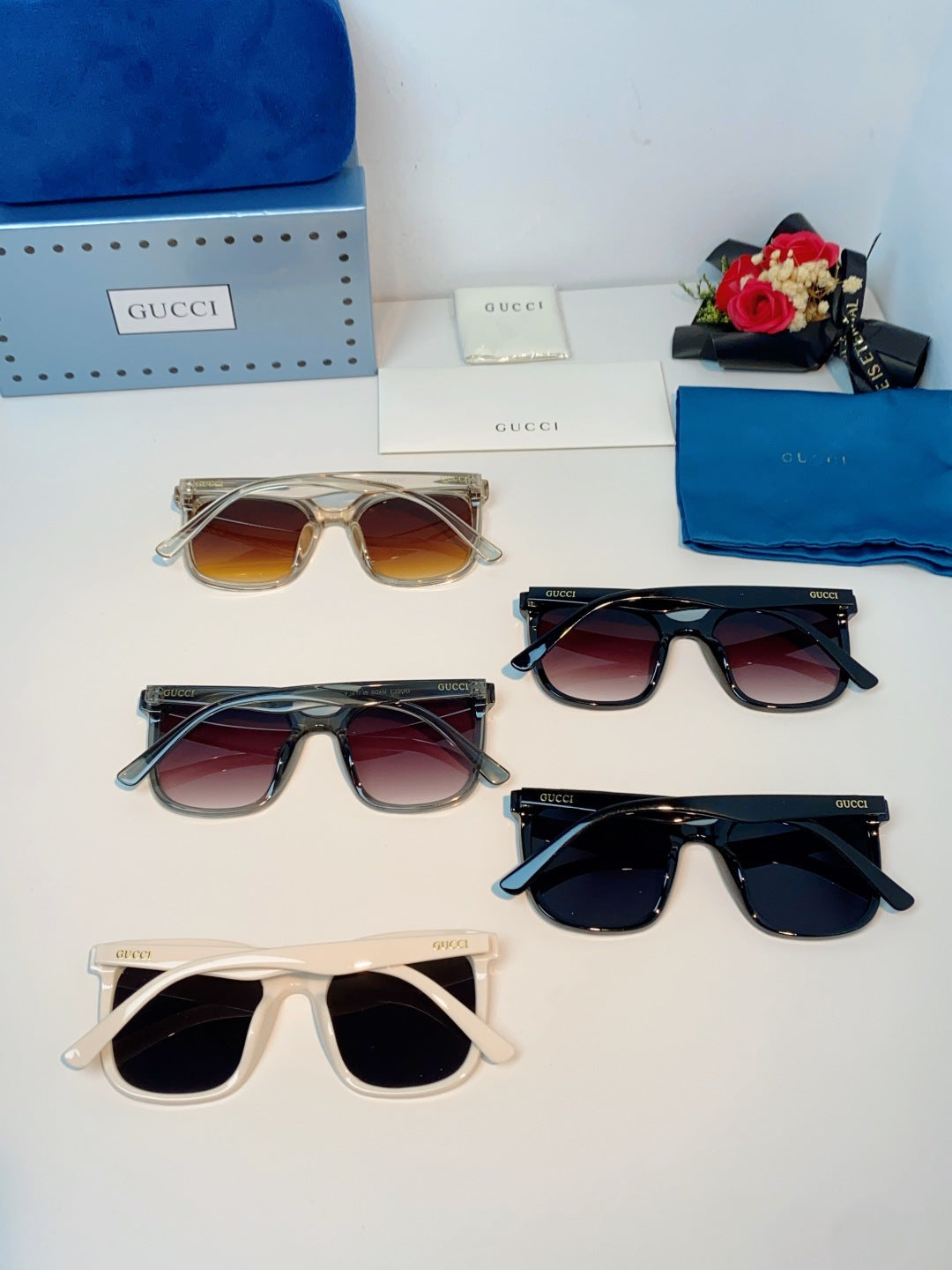 Gucci Fashion Red Lens Sunglasses for Men & Women - detail image 11