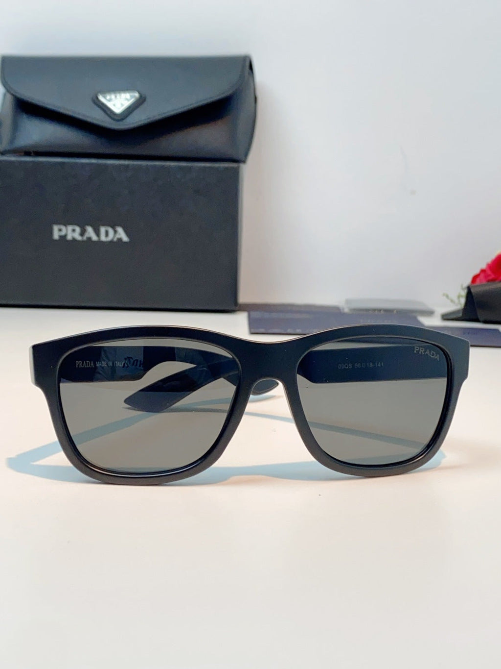 Prada Cat-Eye Gray Lens Sunglasses for Men & Women - detail image 2