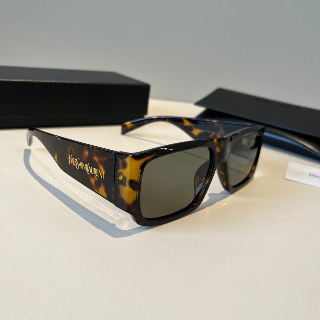 Saint Laurent Slim Black Lens Sunglasses for Men & Women - 486915