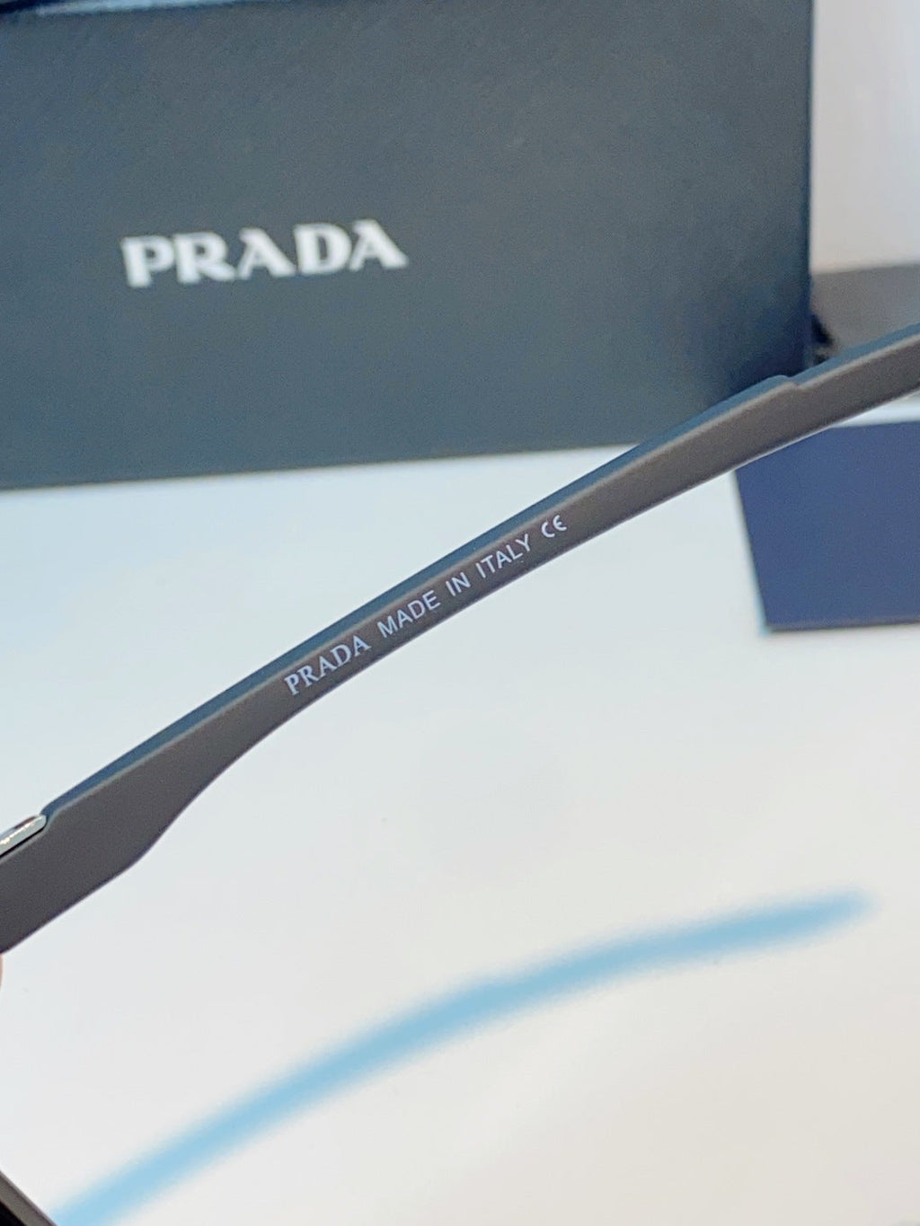 Prada Polarized Fashion Gray Lens Sunglasses for Men - 398947 - detail image 8