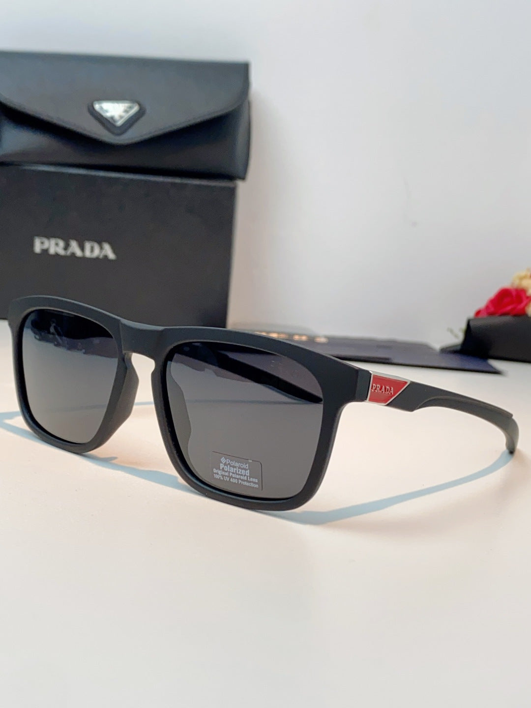 Prada Polarized Fashion Gray Lens Sunglasses for Men - 398947