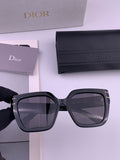 Dior CD9990 Polarized Square Black Lens Sunglasses for Women - 132406