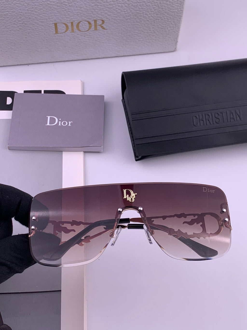 Dior CD11753 Fashion Blue Lens Sunglasses for Women - 132405 - detail image 3