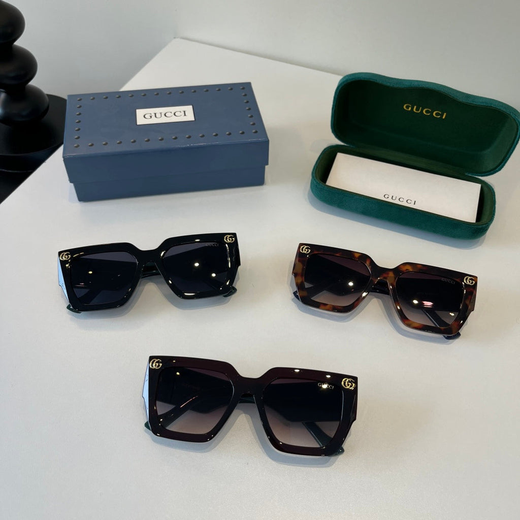 Gucci Oversized Silver Lens Sunglasses for Men & Women - 132236 - detail image 11