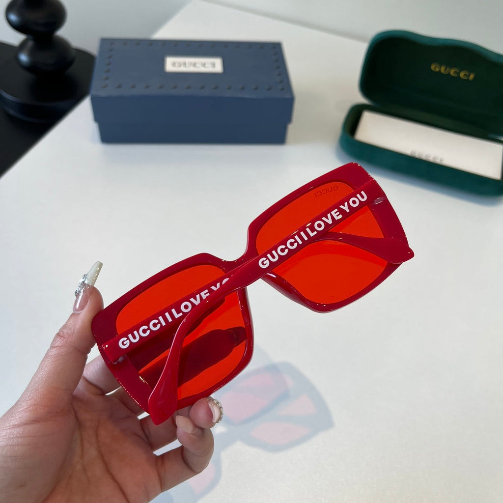 Gucci Oversized Silver Lens Sunglasses for Men & Women - 132236 - detail image 12