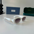 Gucci Fashion Silver Lens Sunglasses for Men & Women - 132246