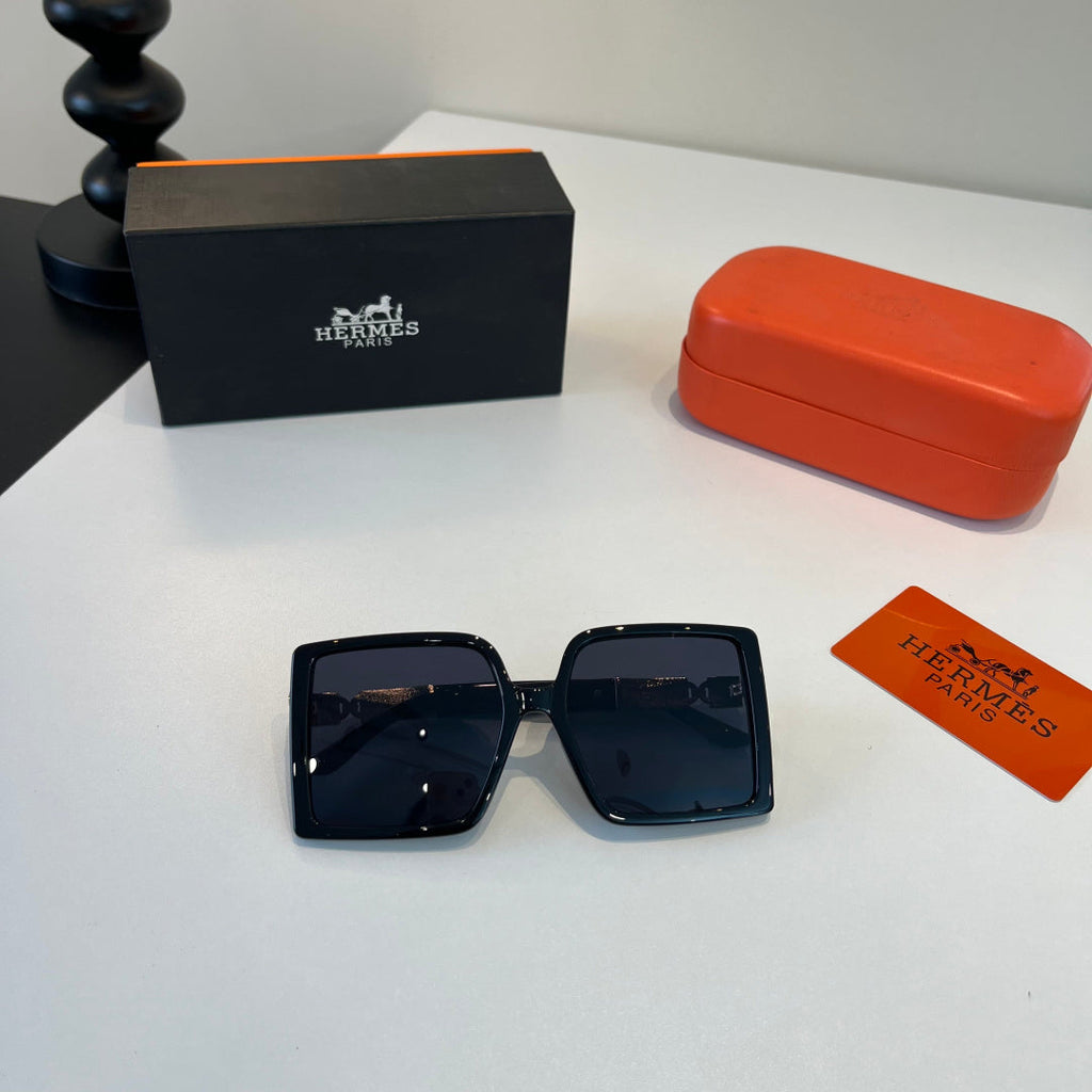 Hermès Oversized Silver Lens Sunglasses for Women - 132675 - detail image 6
