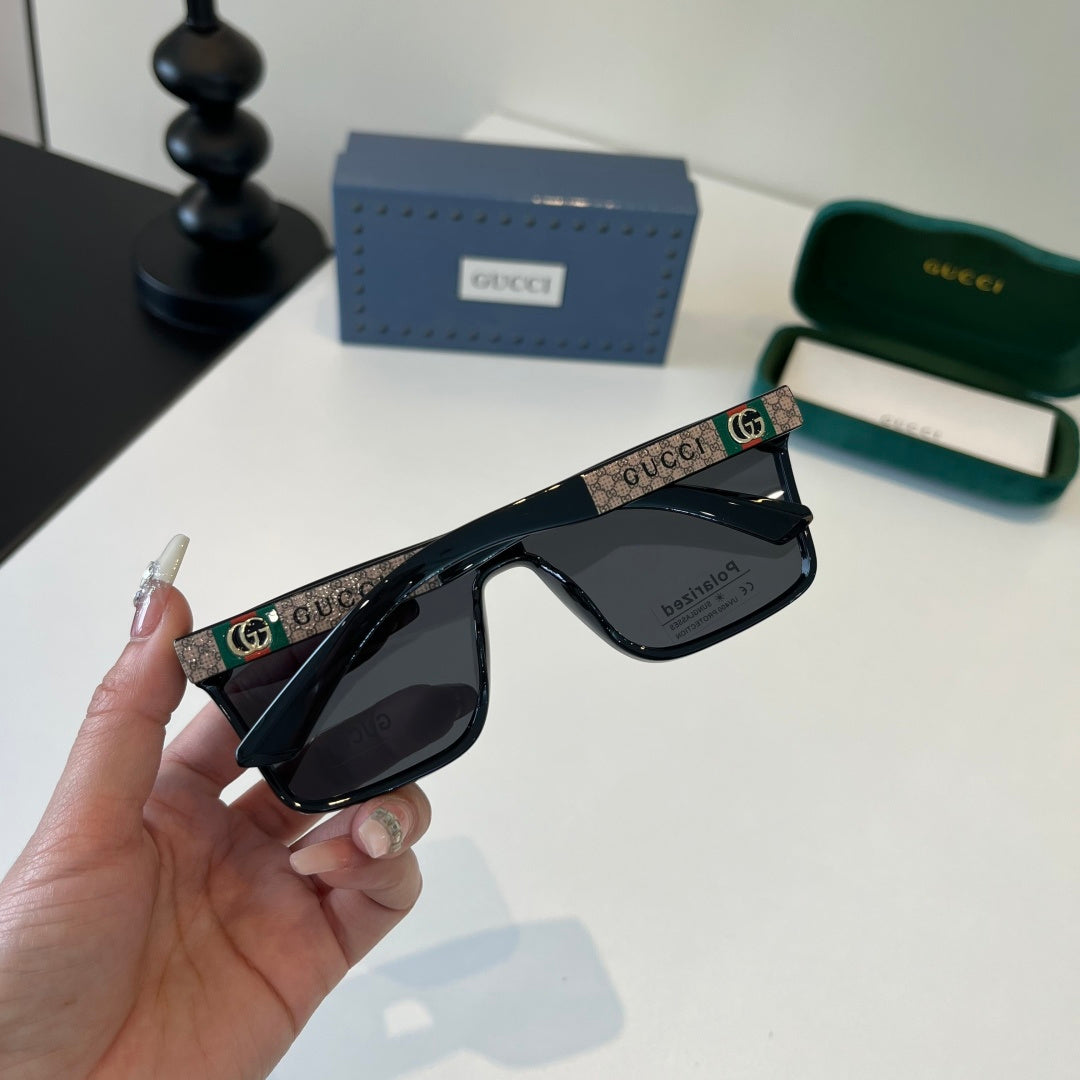 Gucci Fashion Black Lens Sunglasses for Men & Women - 132261 - detail image 5