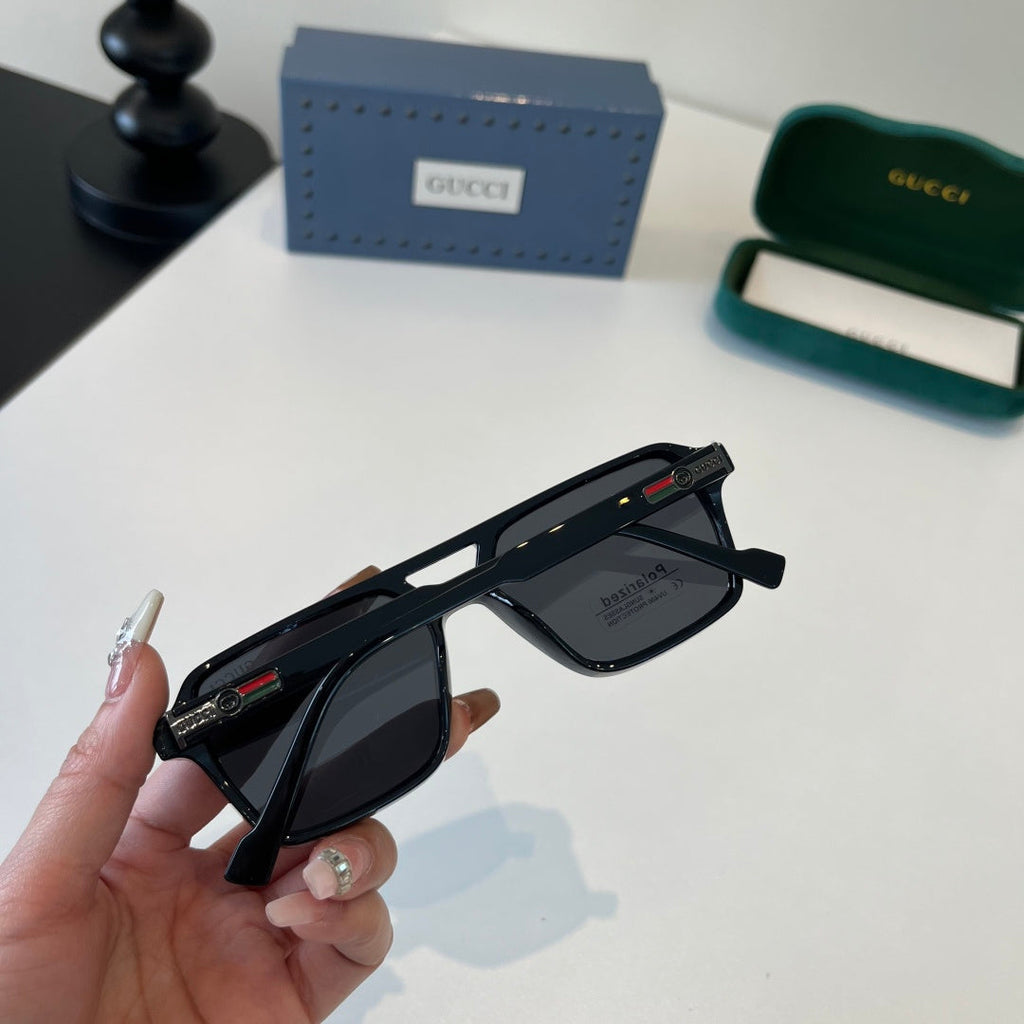 Gucci Fashion Black Lens Sunglasses for Men & Women - 132263 - detail image 8