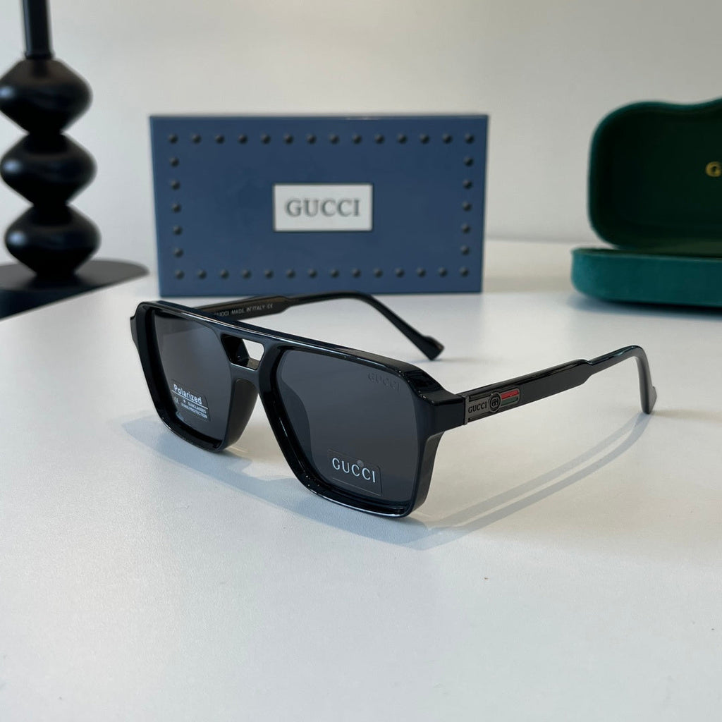 Gucci Fashion Black Lens Sunglasses for Men & Women - 132263 - detail image 3