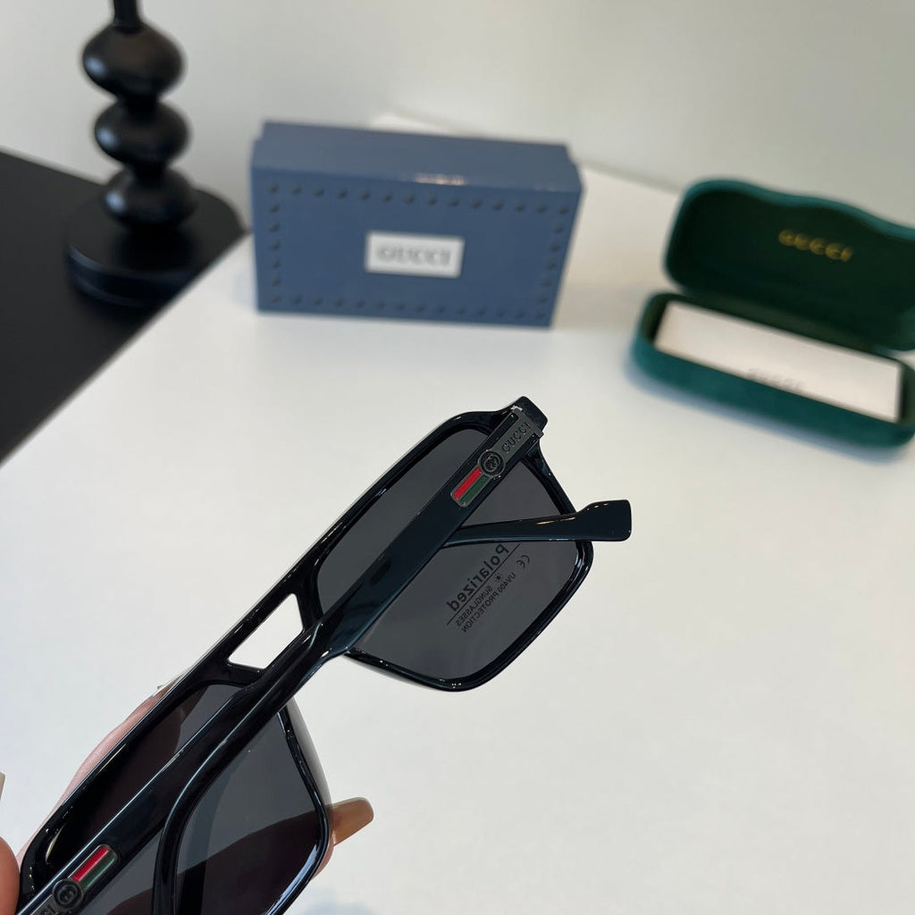 Gucci Fashion Black Lens Sunglasses for Men & Women - 486454 - detail image 7
