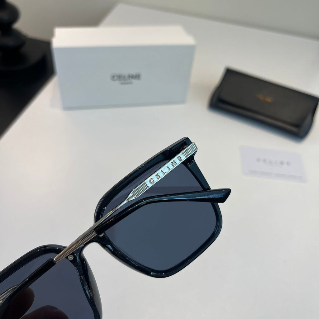 Celine Fashion Black Lens Sunglasses for Men & Women - 372004 - detail image 6