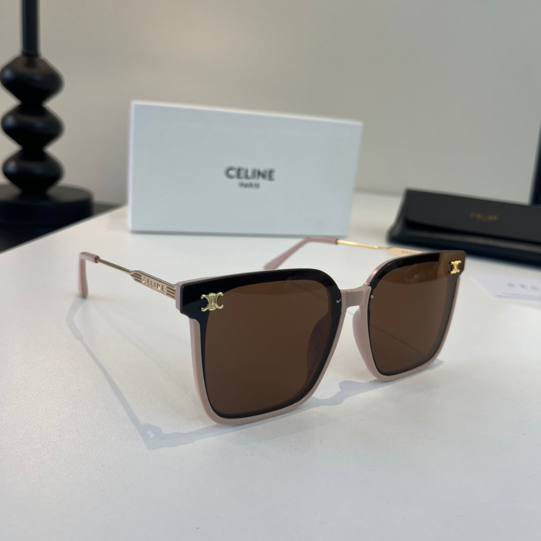 Celine Fashion Black Lens Sunglasses for Men & Women - 432003