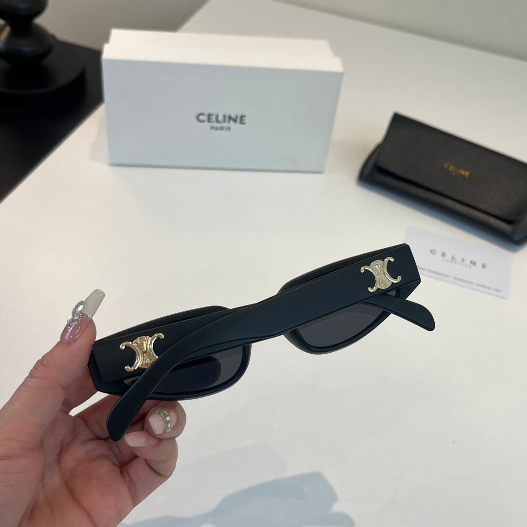 Celine Fashion Black Lens Sunglasses for Men & Women - 132455 - detail image 7