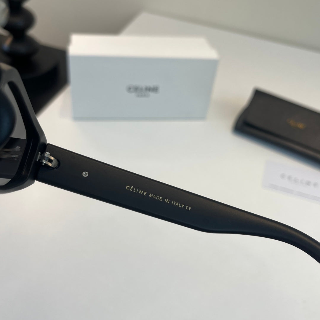Celine Fashion Black Lens Sunglasses for Men & Women - 132458 - detail image 9